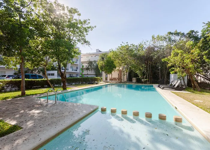 Hébergement de vacances Spacious 3br 3 Pools Gym 500mb Wifi Parking Playa del Carmen